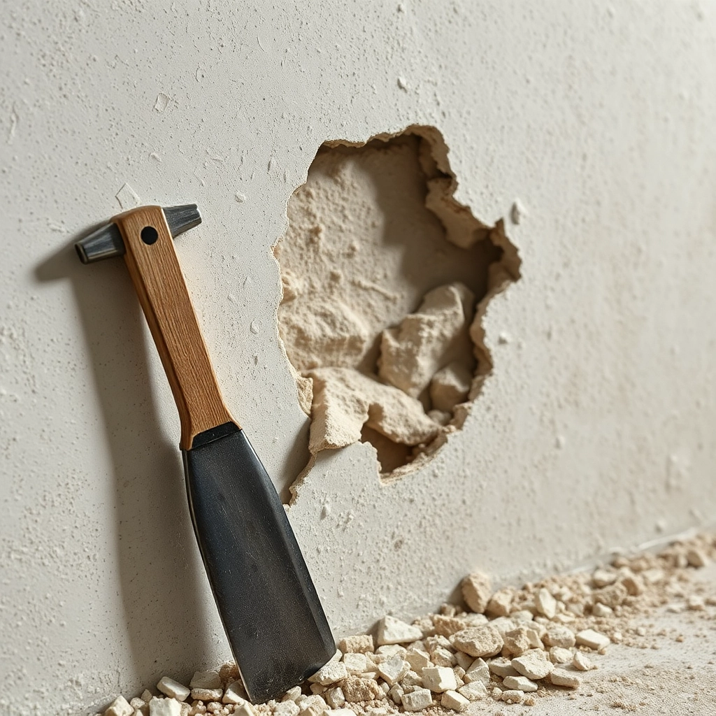 Jak usunąć tynk mozaikowy ze ściany