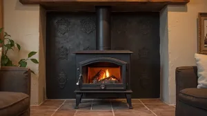 Co na ścianę za kominkiem kozą