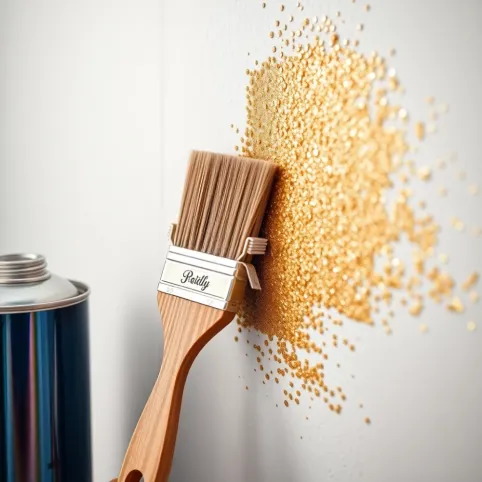 Jak nałożyć brokat na ścianę