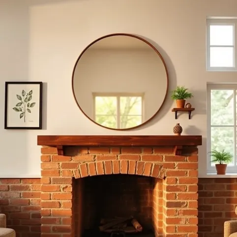 Jak ozdobić ścianę nad kominkiem