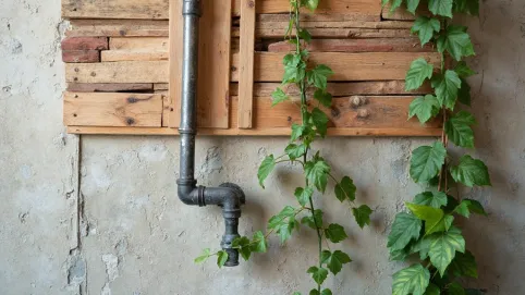 Jak zamaskować rury na ścianie