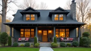 Jaki kolor elewacji do grafitowego dachu i brązowych okien