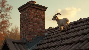 Komin do kozy przez dach