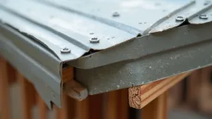 Montaż podbitki dachowej z blachy