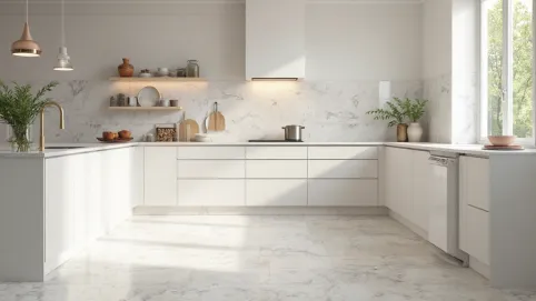 Nowoczesne linoleum do kuchni