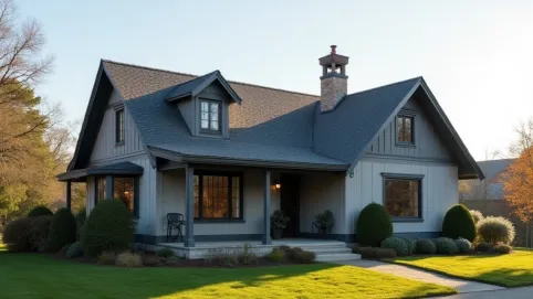 szary dach jaka elewacja